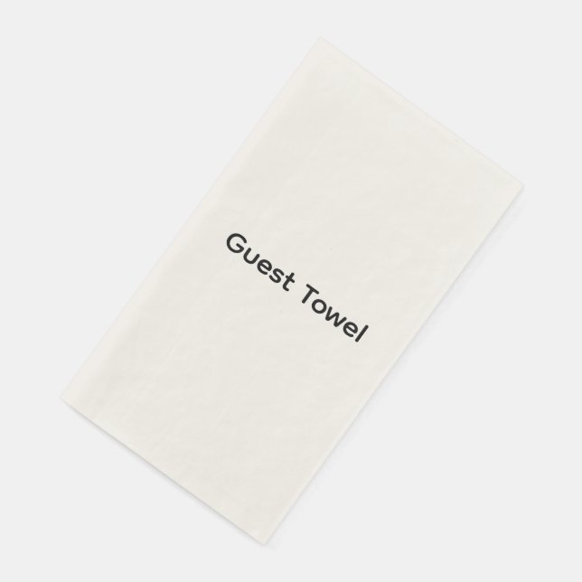 Minimalistischer benutzerdefinierter Text Personal Serviette (Ecke)