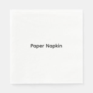 Minimalistischer benutzerdefinierter Text Personal Serviette