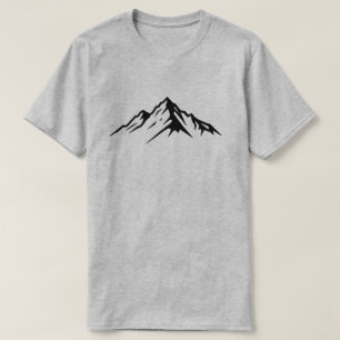 Minimalistischer Berggipfel  T-Shirt