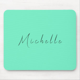 Minimalistischer Beruflicher Name Handschriftlich Mousepad