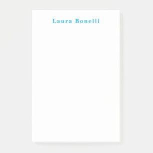 Minimalistischer Beruflicher Schlichter Name Post-it Klebezettel