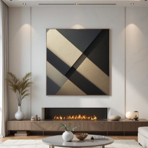 Minimalistischer Beton Architektonischer Abstract Leinwanddruck