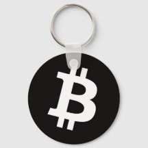 Minimalistischer Bitcoin-Schlüsselanhänger