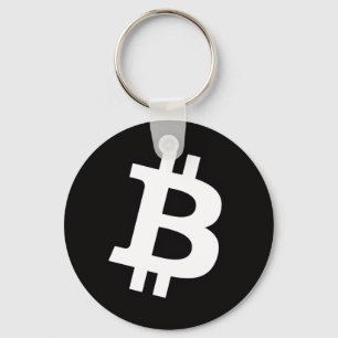 Minimalistischer Bitcoin-Schlüsselanhänger Schlüsselanhänger