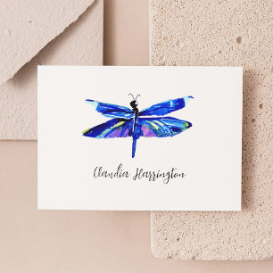 Minimalistischer Blaue Libelle Elegante Natur Insp