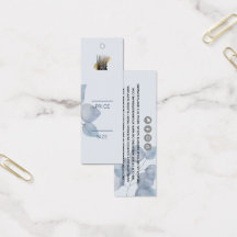 Minimalistischer Blue Botanical Clotanical Swing P