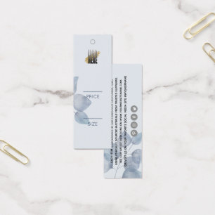 Minimalistischer Blue Botanical Clotanical Swing P