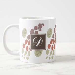 Minimalistischer Boho-Organischer-Natur-Botanische Jumbo-Tasse