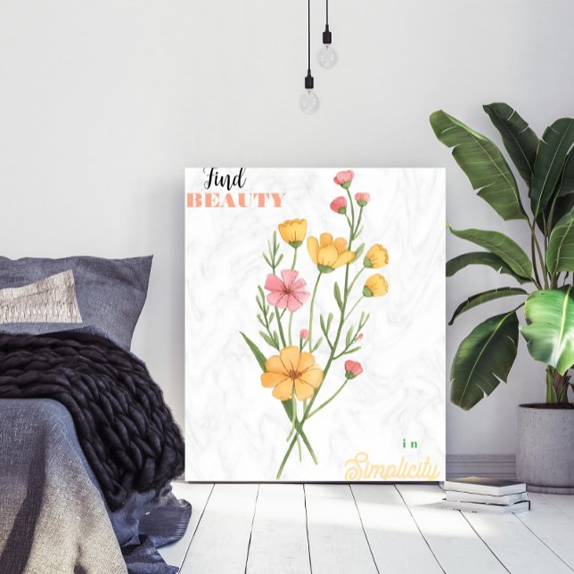 Minimalistischer botanischer Kunstdruck mit benutz Poster (Von Creator hochgeladen)