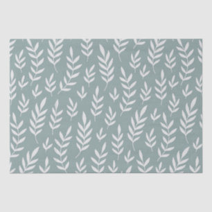 MINIMALISTISCHER BOTANISCHER SAT GRÜNES LEAF FOLIA SEIDENPAPIER