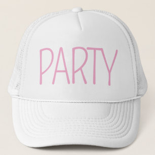 Minimalistischer Brautjungfern-Partyhut Truckerkappe