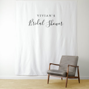 Minimalistischer Brautparty-Foto-Prop-Hintergrund Wandteppich