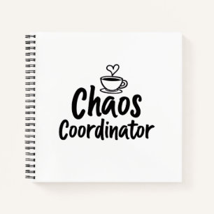 Minimalistischer Chaos-Koordinator: Lustiges Mutte Notizbuch