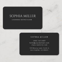 Minimalistischer Charcoal-Redaktions-Esthetiker