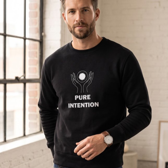 Minimalistischer Crewneck-Pullover mit reiner Absi Sweatshirt (Von Creator hochgeladen)