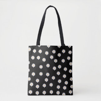 "Minimalistischer Daisy Pattern Tote Bag Tasche