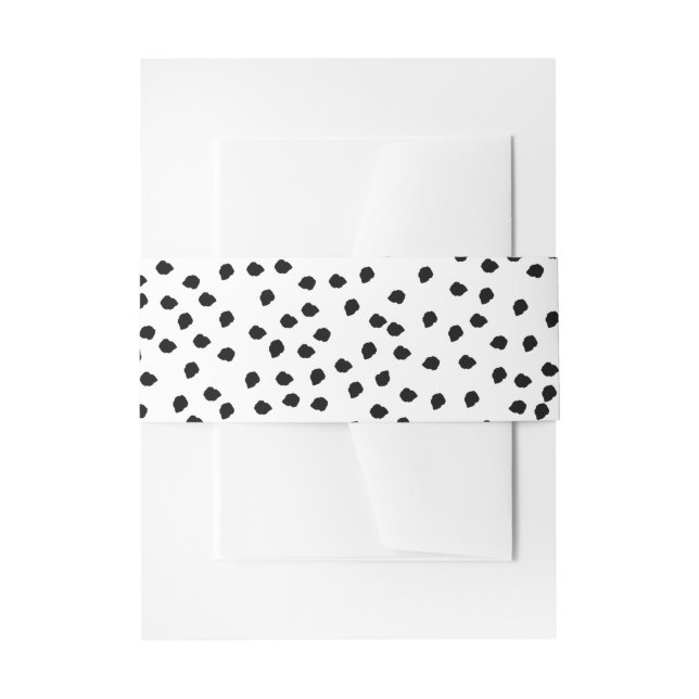 Minimalistischer Dalmatiner besticht durch seine s Einladungsbanderole (Vorderseite Beispiel)