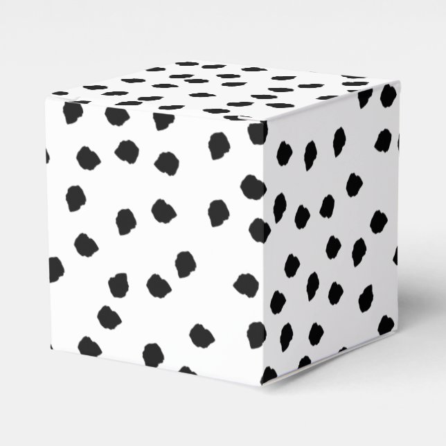 Minimalistischer Dalmatiner besticht durch seine s Geschenkschachtel (Vorderseite)