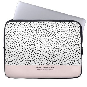 Minimalistischer Dalmatiner besticht durch seine s Laptopschutzhülle