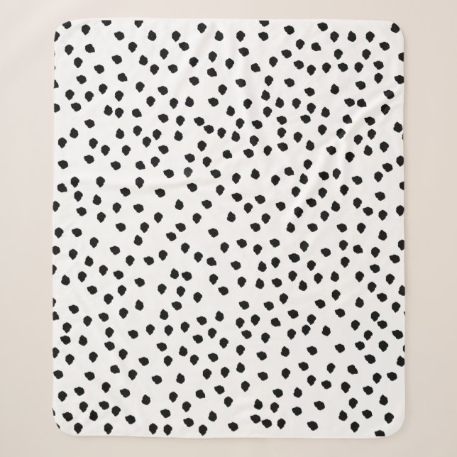 Minimalistischer Dalmatiner besticht durch seine s Sherpadecke (Vorderseite)