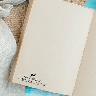 Minimalistischer Dalmatiner Hund aus der Bibliothe Gummistempel