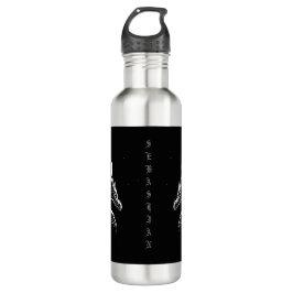 Minimalistischer Drache, personalisiert Edelstahlflasche