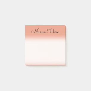 Minimalistischer dunkler Lachshintergrund u. Post-it Klebezettel