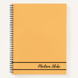 Minimalistischer einfacher, benutzerdefinierbarer  notizbuch