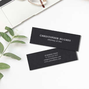 Minimalistischer einfacher eleganter mini visitenkarte