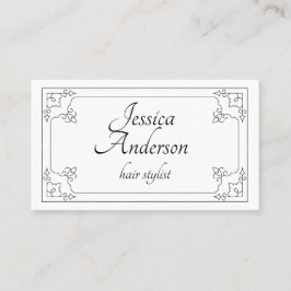 Minimalistischer einfacher visitenkarte