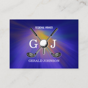 Minimalistischer eleganter, kundenspezifischer Gol Visitenkarte