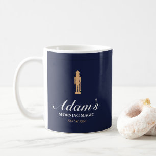 Minimalistischer eleganter personalisierter Weihna Kaffeetasse