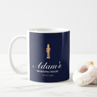 Minimalistischer eleganter personalisierter Weihna Kaffeetasse