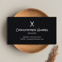 Minimalistischer Eleganter Schwarzer Whiite