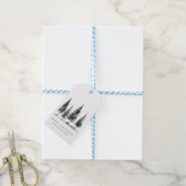 Minimalistischer eleganter skandinavischer Weihnac Geschenkanhänger