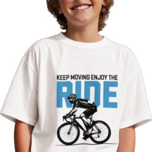 Minimalistischer Fahrradfahrer T-Shirt