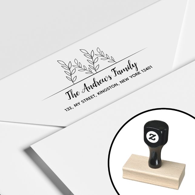 Minimalistischer Familienleiter Gummistempel (Von Creator hochgeladen)