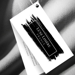 Minimalistischer Farbstrich QR Code Hang Tags