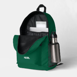 Minimalistischer fetter benutzerdefinierter Text g Bedruckter Rucksack
