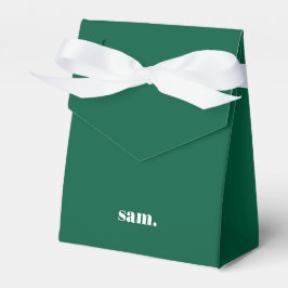 Minimalistischer fetter benutzerdefinierter Text g Geschenkschachtel