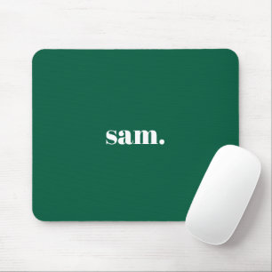 Minimalistischer fetter benutzerdefinierter Text g Mousepad