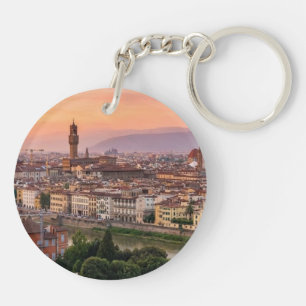 Minimalistischer Florenz Italien Ästhetik Schlüsse Schlüsselanhänger