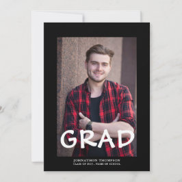 Minimalistischer Foto-Abschluss Ankündigung