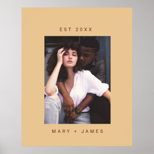 Minimalistischer Foto-Text von Camel Poster