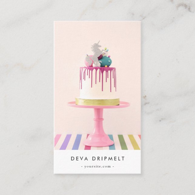 Minimalistischer Geburtstag Hochzeit Geburtstag Ge Visitenkarte (Vorderseite)
