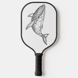 Minimalistischer geometrischer Wal Pickleball-Schl Pickleball Schläger