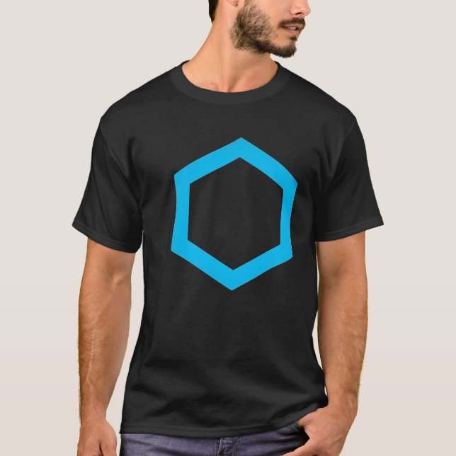 Minimalistischer Glanzreflektor T-Shirt (Vorderseite)