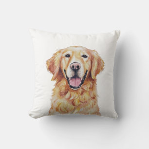 Minimalistischer Golden Retriever Hund Inspiriert  Kissen