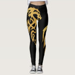 Minimalistischer Goldener Zauberdrache Leggings<br><div class="desc">Dieses Design wurde durch digitale Kunst erstellt und kann personalisiert werden, indem Sie auf den Knopf Anpassen klicken und die Farbe ändern, einen Namen, Initialen oder Ihre Lieblingssprache hinzufügen. Kontaktieren Sie mich unter colorflowcreations@gmail.com , wenn Sie dieses Design für ein anderes Produkt haben möchten. Kaufen Sie meine originale abstrakte Acrylmalerei...</div>