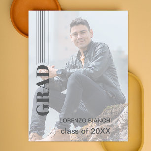 Minimalistischer grauer Abschluss